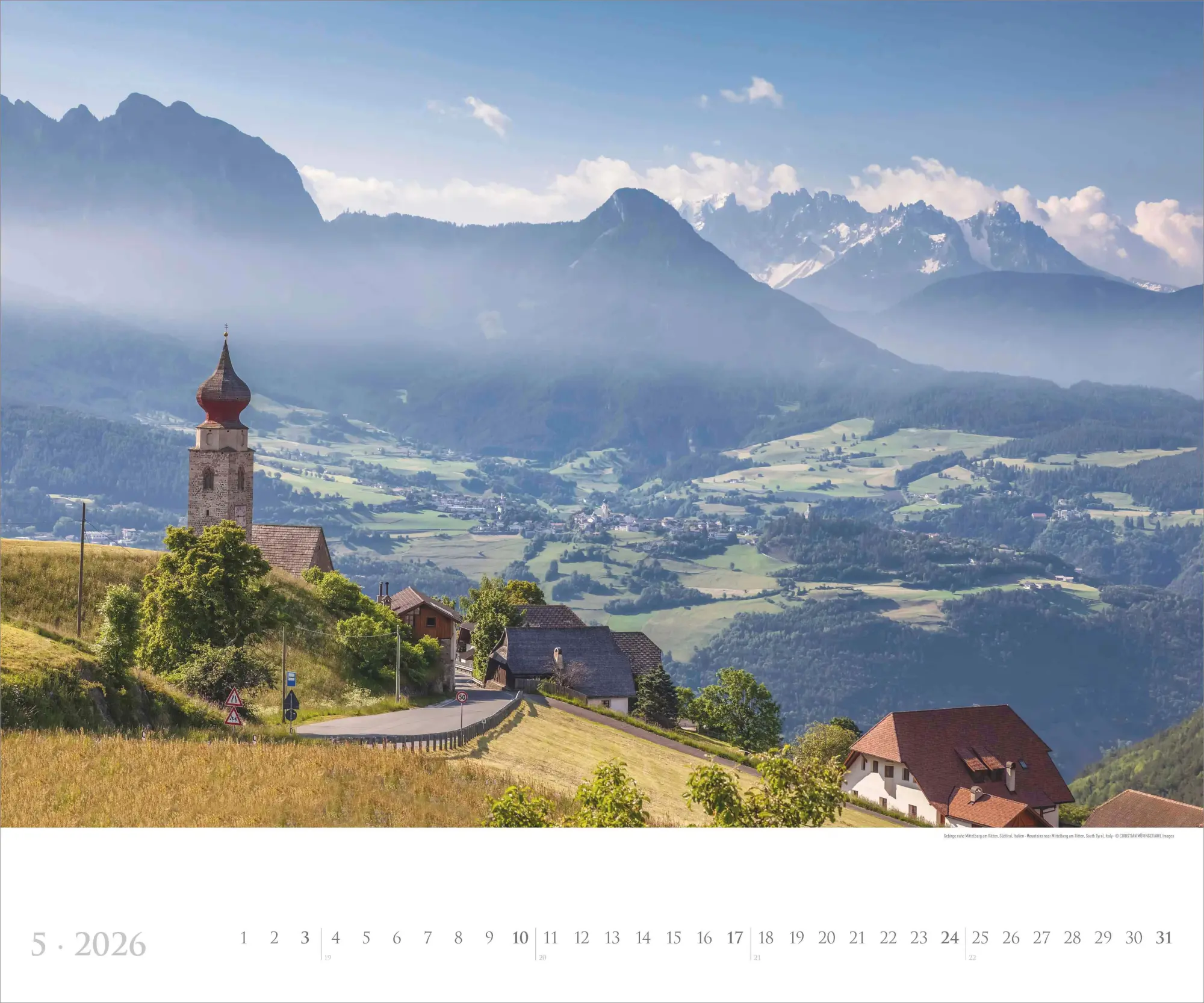 Bild: 4069095002920 | Südtirol 2026 - Bildkalender XXL 60x50 cm - hochwertiger...