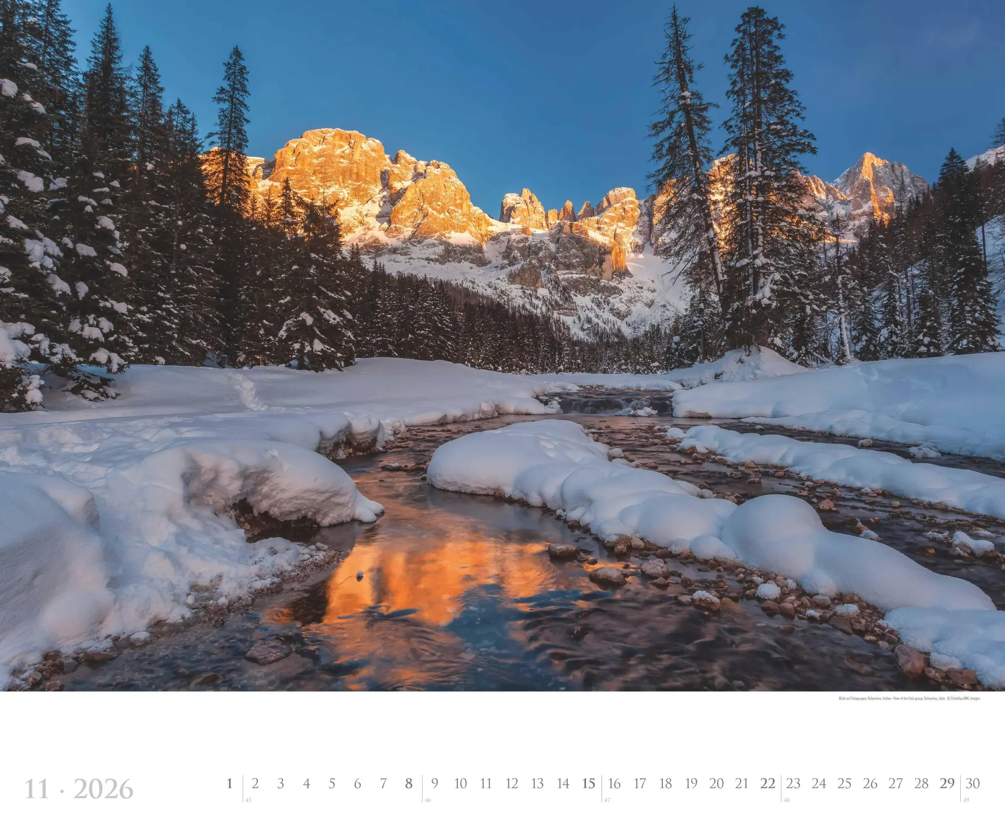 Bild: 4069095002920 | Südtirol 2026 - Bildkalender XXL 60x50 cm - hochwertiger...
