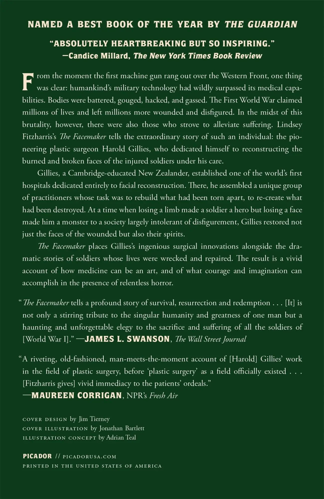 Rückseite: 9781250872920 | Facemaker | Lindsey Fitzharris | Taschenbuch | Picador Paper | 2023