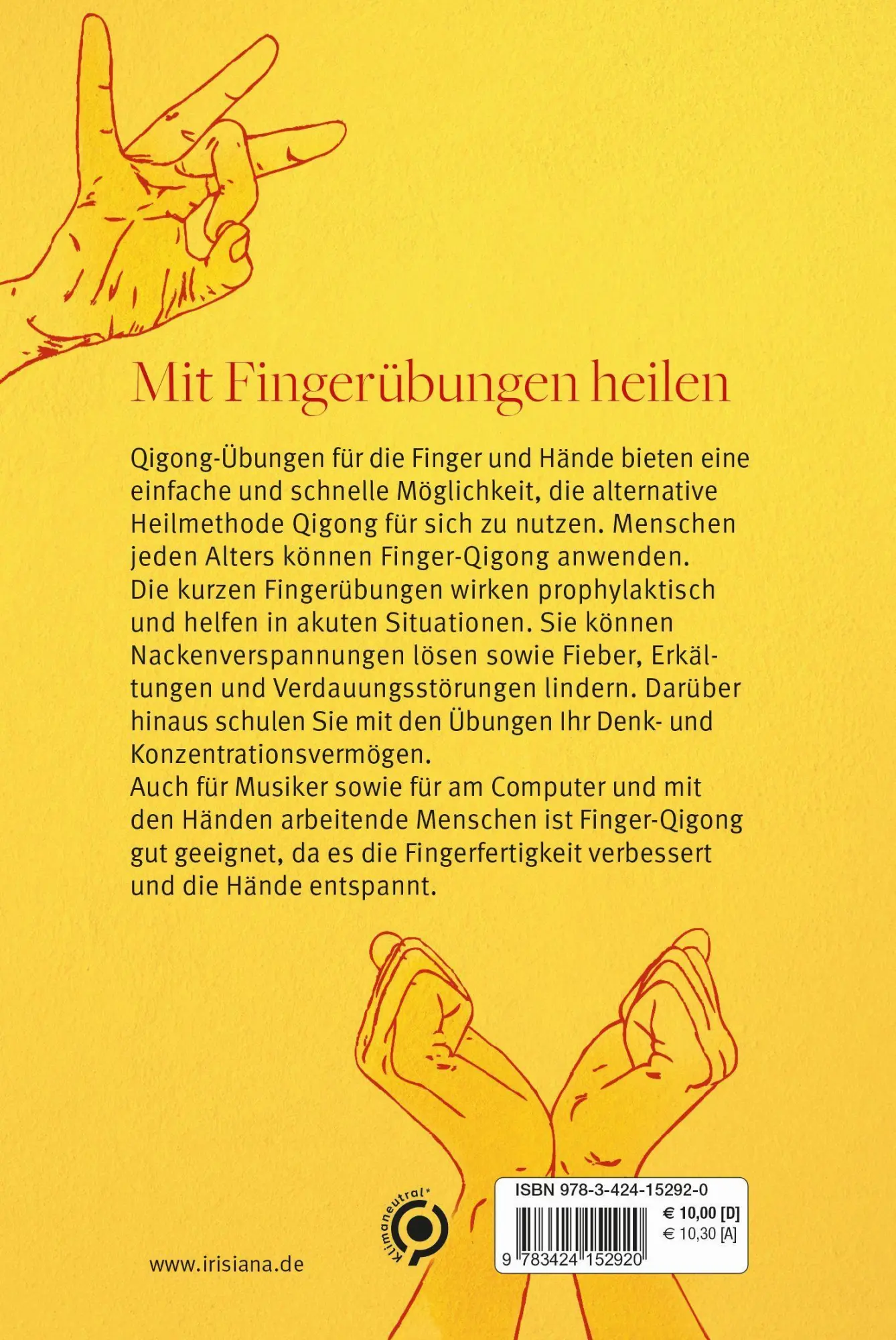Bild: 9783424152920 | Finger-Qigong | Bernadett Gera | Taschenbuch | 96 S. | Deutsch | 2016
