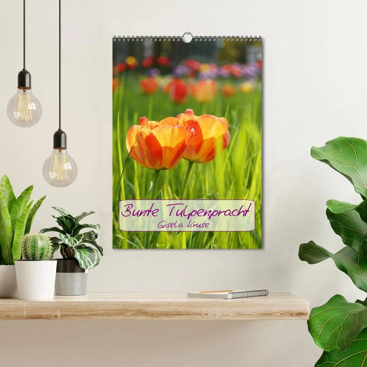 Bild: 9783516392920 | Bunte Tulpenpracht (Wandkalender 2026 DIN A3 hoch), CALVENDO...