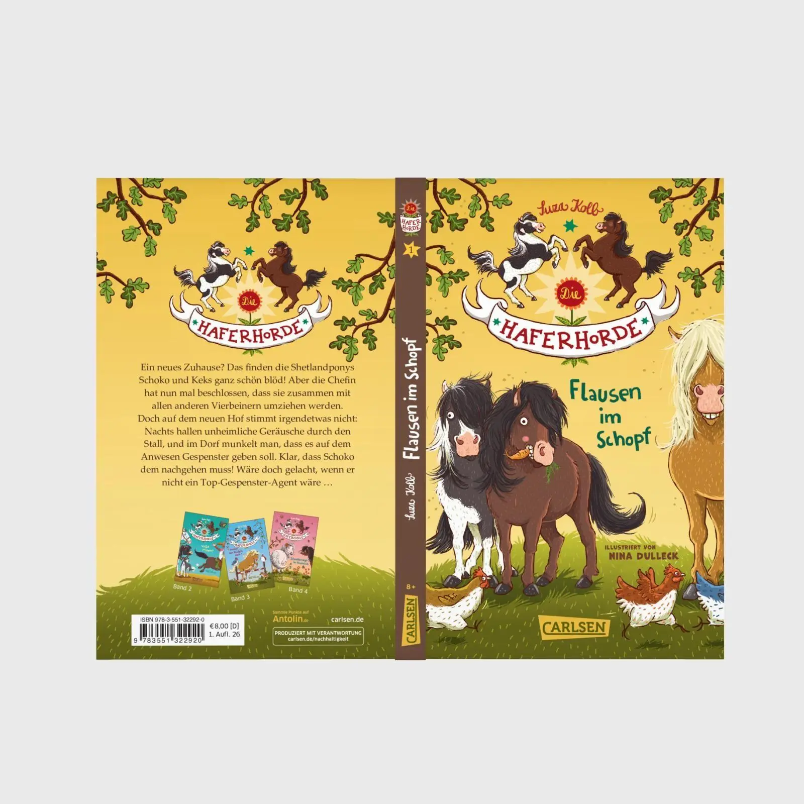 Bild: 9783551322920 | Die Haferhorde 1: Flausen im Schopf | Suza Kolb | Taschenbuch | 160 S.