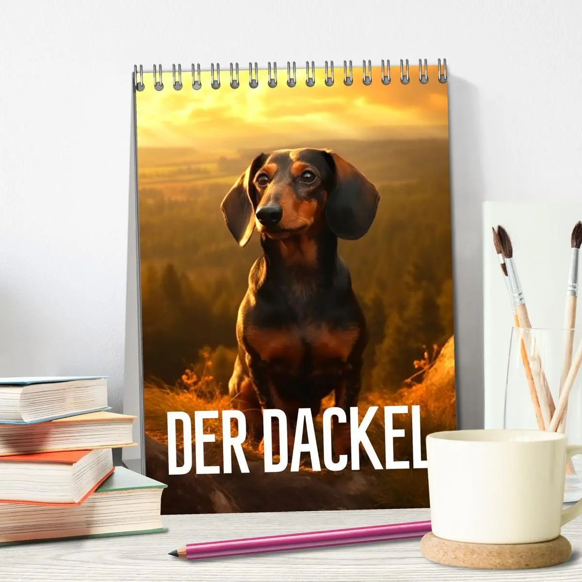 Bild: 9783569312920 | Der Dackel (Tischkalender 2027 DIN A5 hoch), CALVENDO Monatskalender