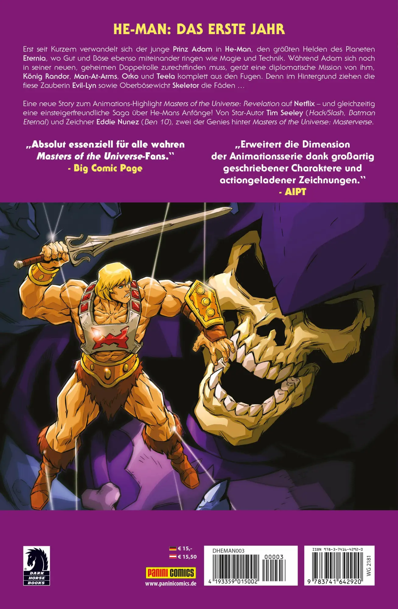 Rückseite: 9783741642920 | Masters of the Universe: Die Schmiede des Schicksals | Seeley (u. a.)