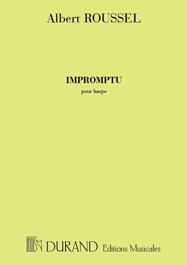 Cover: 9790044042920 | Impromptu | Albert Roussel | Buch | 2001 | Editions Durand