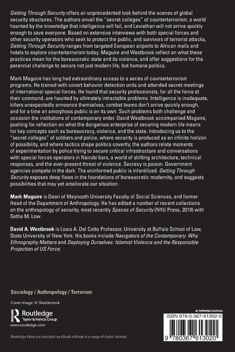 Rückseite: 9780367613020 | Getting Through Security | Mark Maguire (u. a.) | Taschenbuch | 2020
