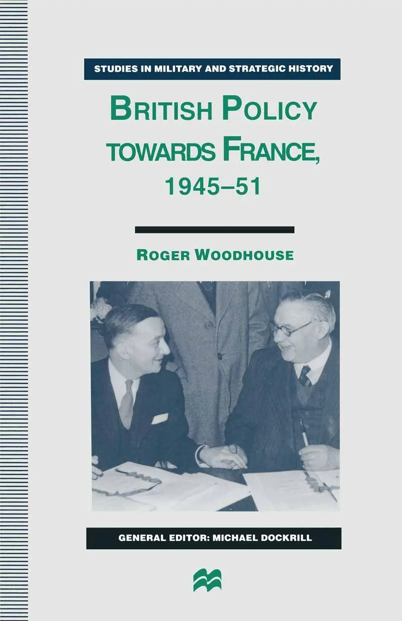 Cover: 9781349243020 | British Policy towards France, 1945-51 | Roger Woodhouse | Taschenbuch