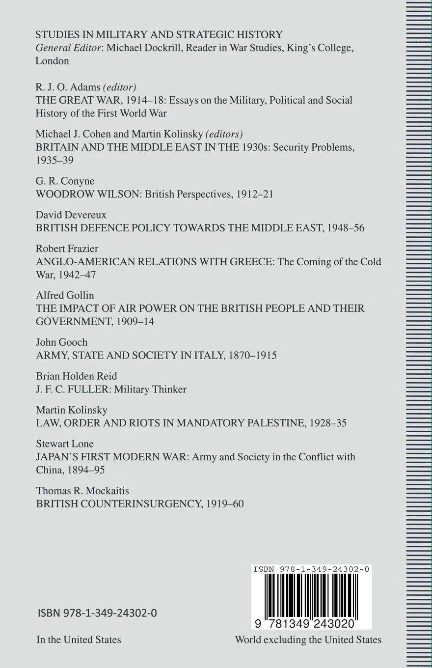 Rückseite: 9781349243020 | British Policy towards France, 1945-51 | Roger Woodhouse | Taschenbuch