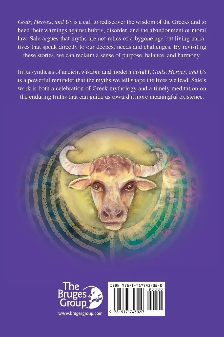 Rückseite: 9781917743020 | Gods, Heroes, and Us | Greek Myths in the Modern Era | James Sale