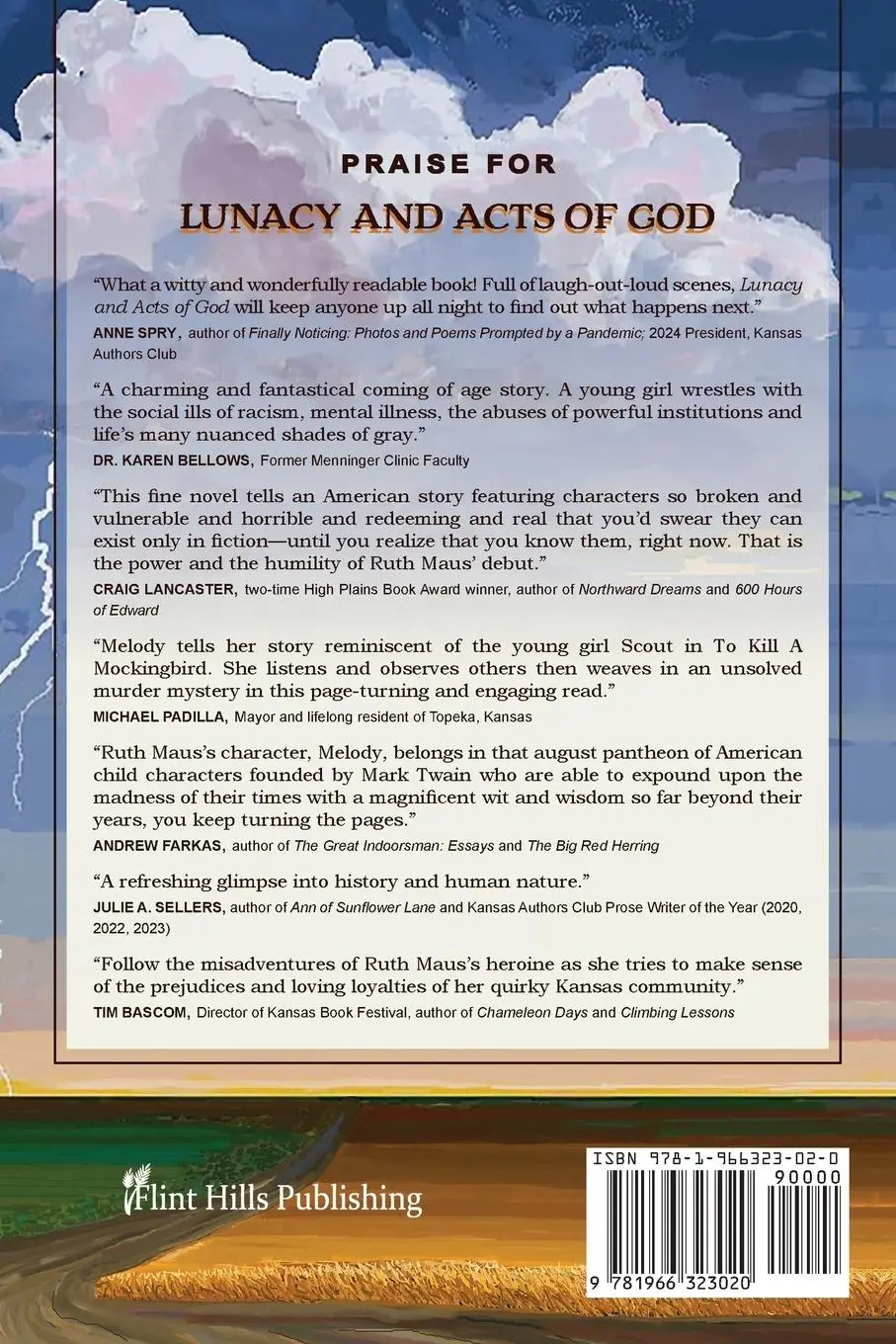 Rückseite: 9781966323020 | Lunacy and Acts of God | Ruth Maus | Taschenbuch | Englisch | 2025