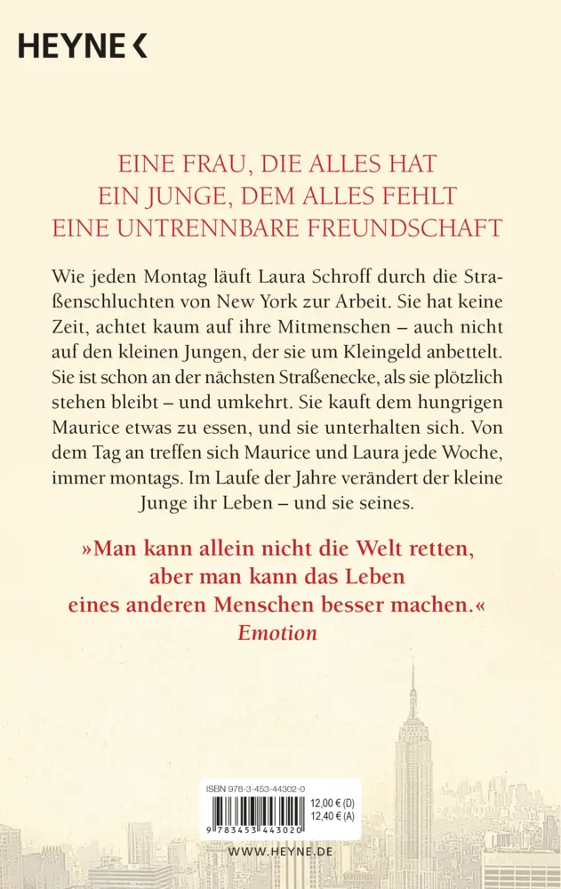 Bild: 9783453443020 | Immer montags beste Freunde | Der Junge, der mein Leben veränderte