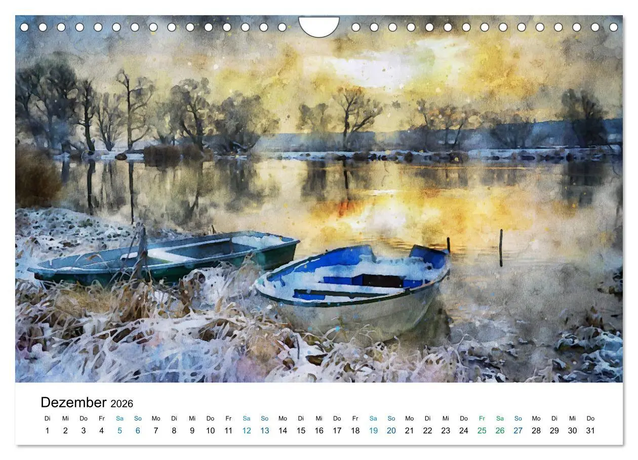 Bild: 9783457713020 | Havelland in Aquarell (Wandkalender 2026 DIN A4 quer), CALVENDO...
