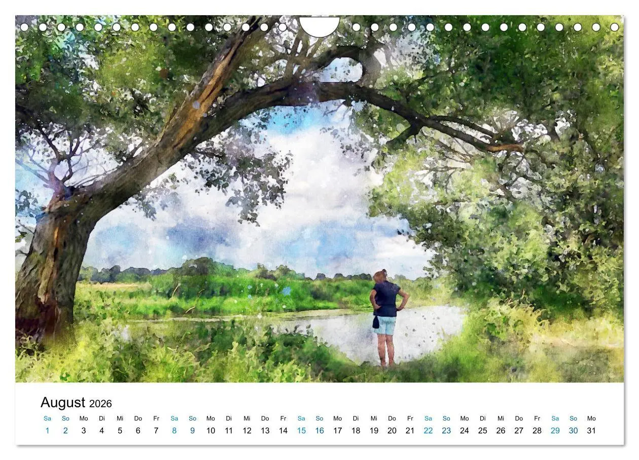 Bild: 9783457713020 | Havelland in Aquarell (Wandkalender 2026 DIN A4 quer), CALVENDO...