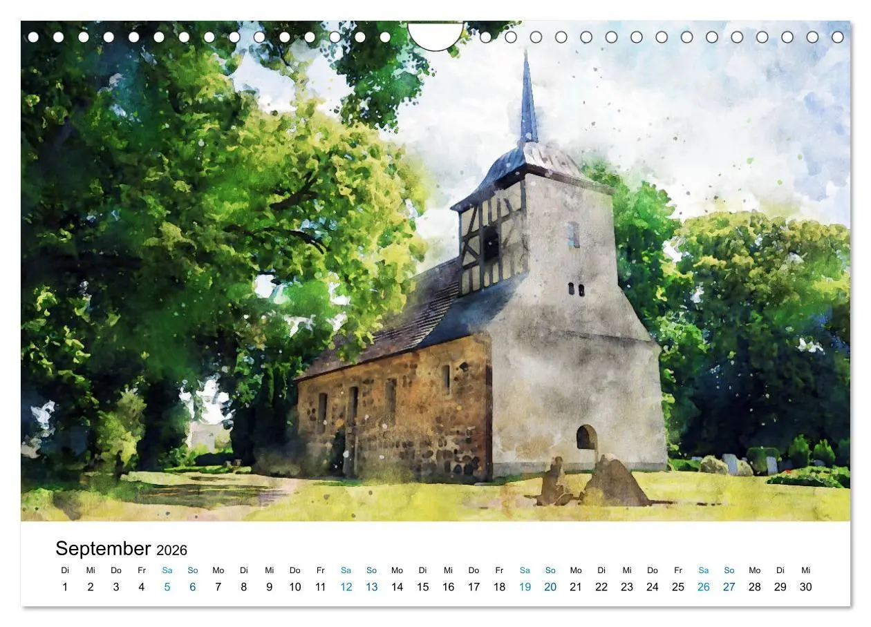 Bild: 9783457713020 | Havelland in Aquarell (Wandkalender 2026 DIN A4 quer), CALVENDO...