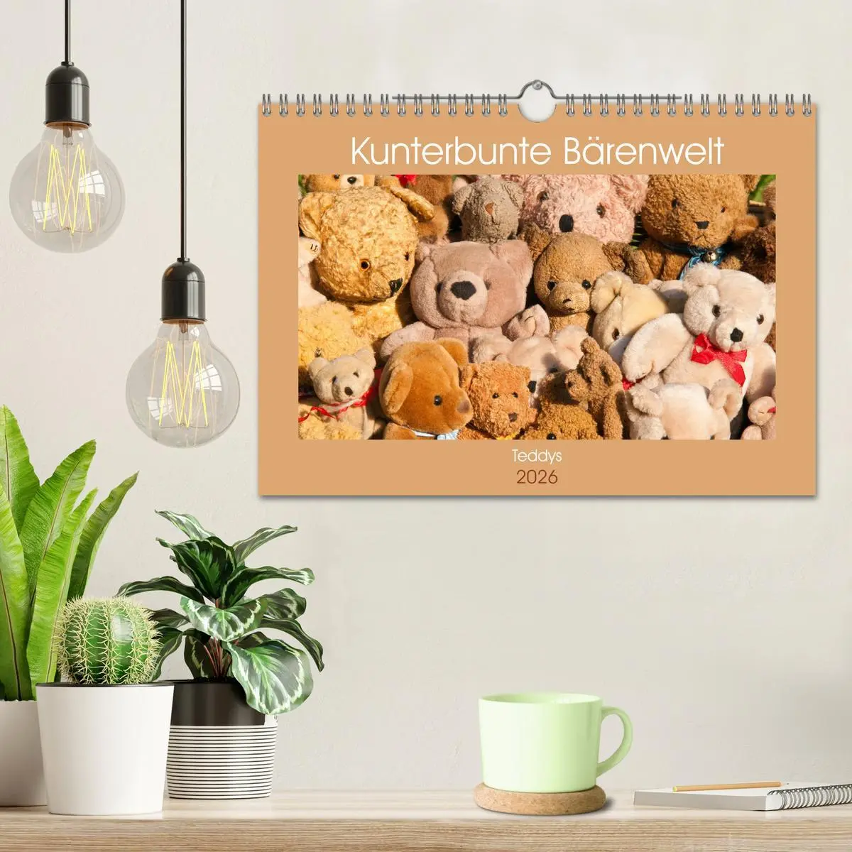 Bild: 9783457883020 | Kunterbunte Bärenwelt - Teddys (Wandkalender 2026 DIN A4 quer),...