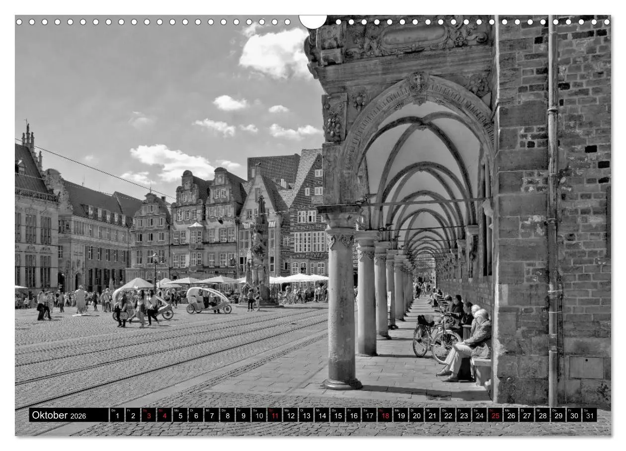Bild: 9783516043020 | Historisches Bremen (Wandkalender 2026 DIN A3 quer), CALVENDO...
