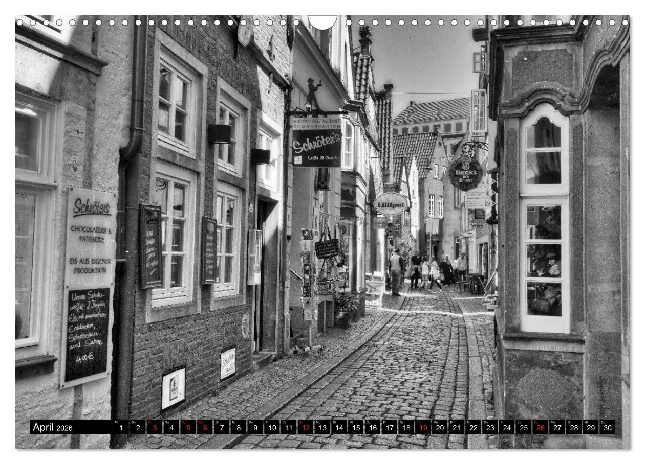 Bild: 9783516043020 | Historisches Bremen (Wandkalender 2026 DIN A3 quer), CALVENDO...