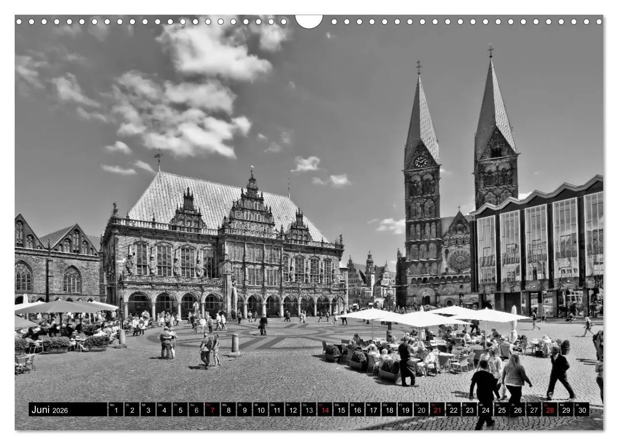 Bild: 9783516043020 | Historisches Bremen (Wandkalender 2026 DIN A3 quer), CALVENDO...