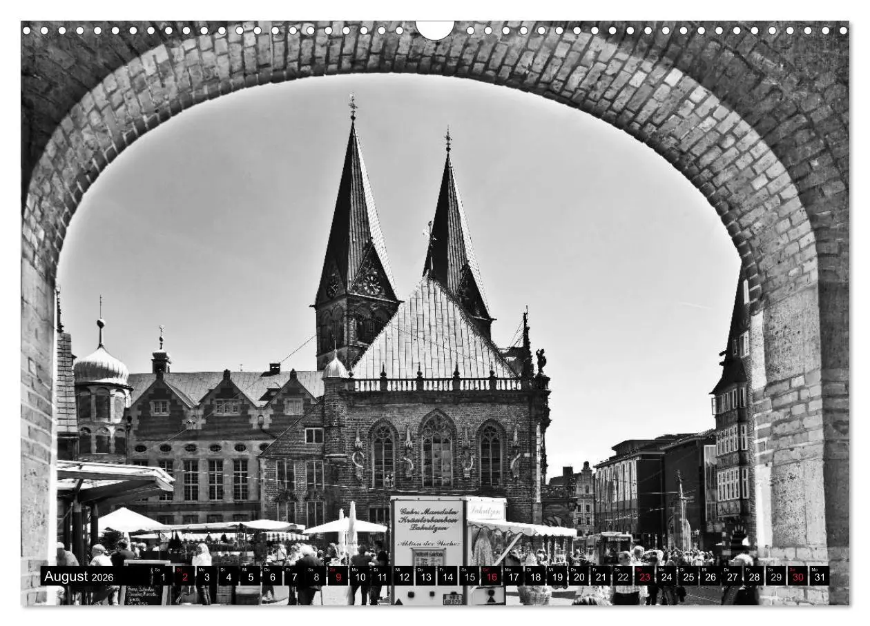 Bild: 9783516043020 | Historisches Bremen (Wandkalender 2026 DIN A3 quer), CALVENDO...