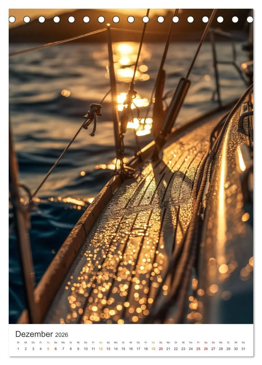 Bild: 9783516283020 | Wind und Wellen (Tischkalender 2026 DIN A5 hoch), CALVENDO...