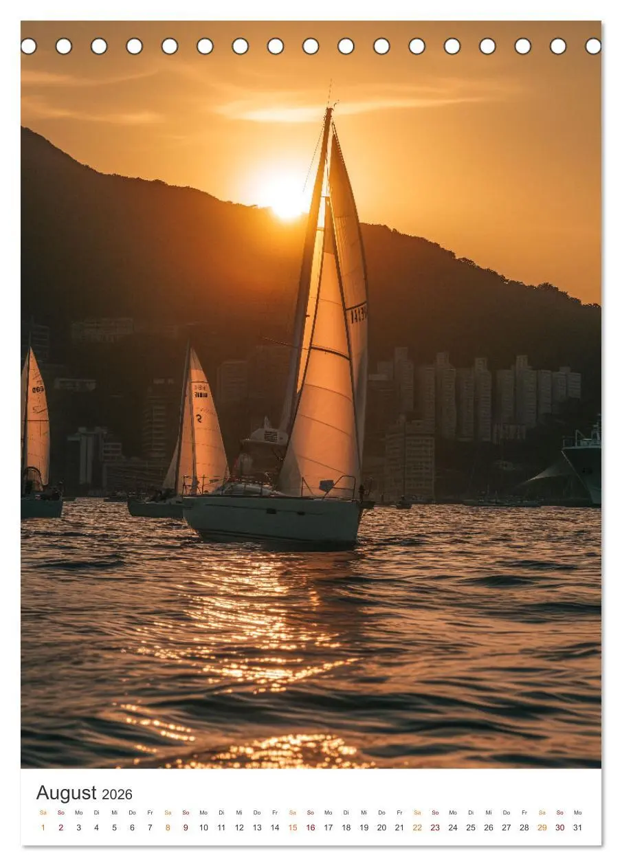 Bild: 9783516283020 | Wind und Wellen (Tischkalender 2026 DIN A5 hoch), CALVENDO...