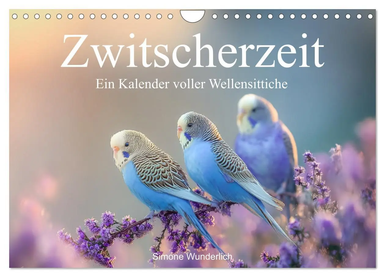 Cover: 9783516593020 | Zwitscherzeit - Ein Kalender voller Wellensittiche (Wandkalender...