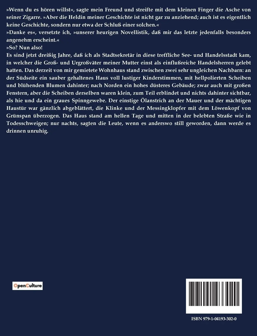 Rückseite: 9791041933020 | Im Nachbarhause links | Ein Haus voller Geheimnisse und Erinnerungen