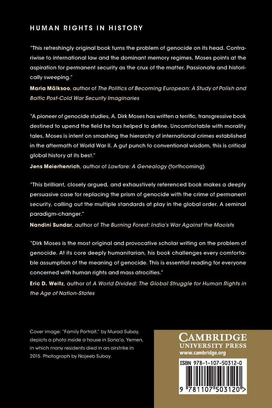 Rückseite: 9781107503120 | The Problems of Genocide | A. Dirk Moses | Taschenbuch | Englisch