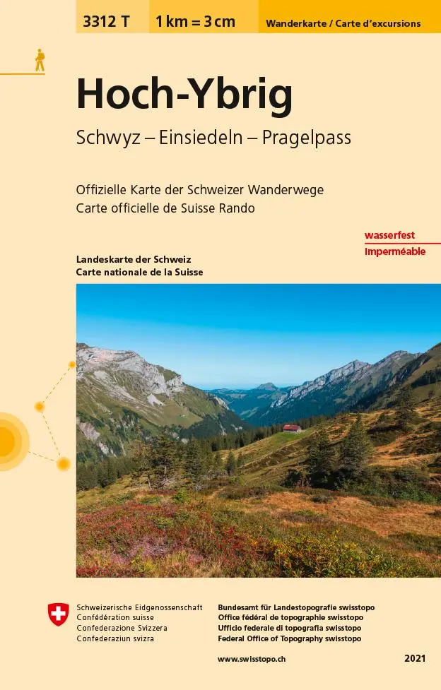 Cover: 9783302333120 | Swisstopo 1 : 33 333 Hoch-Ybrig | Schwyz - EInsiedeln - Pragelpass