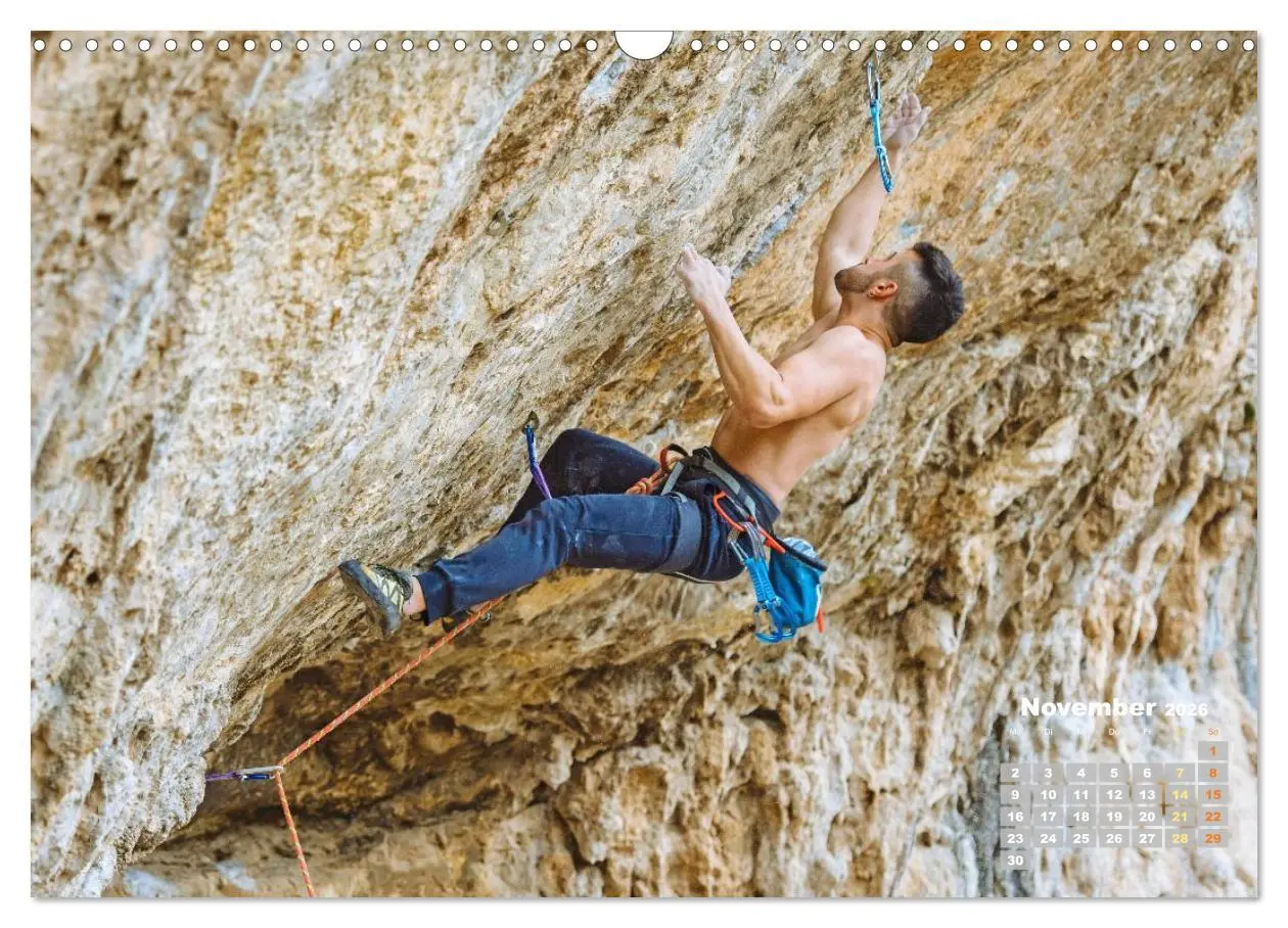 Bild: 9783457943120 | Bouldern: Klettern extrem (Wandkalender 2026 DIN A3 quer), CALVENDO...
