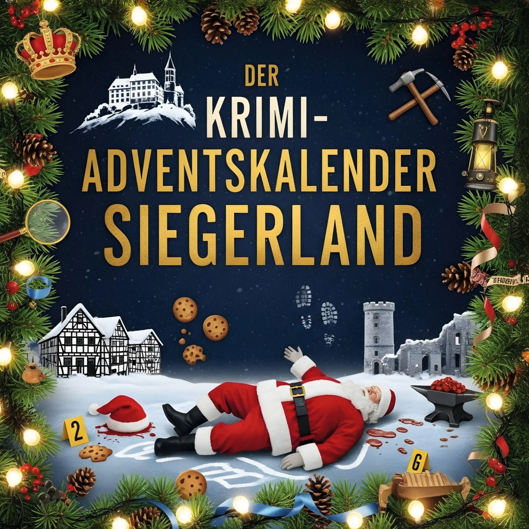 Cover: 9783695303120 | Der Krimi-Adventskalender Siegerland | Mordsverdächtig in 24 Akten