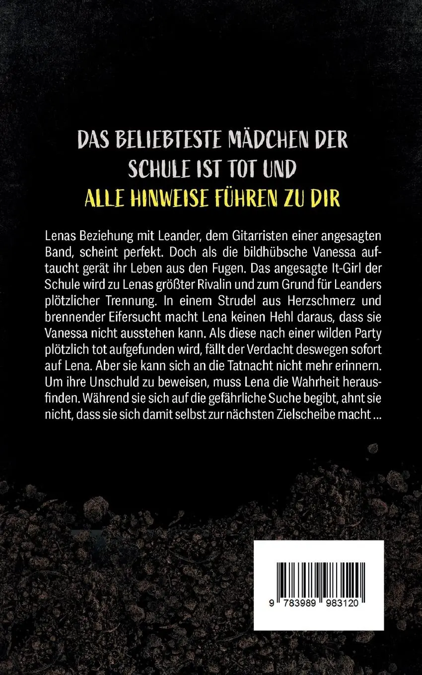 Rückseite: 9783989983120 | A Dead Girl's Betrayal Ein fesselnder Young Adult Thriller über...
