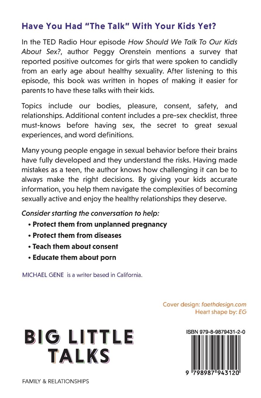 Rückseite: 9798987943120 | Big Little Talks | A Sex-Positive Approach For Parenting | Gene | Buch