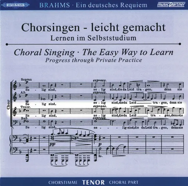 Cover: 4013788003220 | Chorsingen leicht gemacht - Johannes Brahms: Ein Deutsches Requiem...