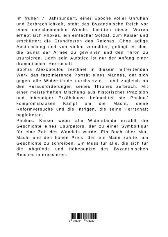 Rückseite: 9783384433220 | Phokas: Kaiser wider alle Widerstände | Sophia Alexopoulou | Buch
