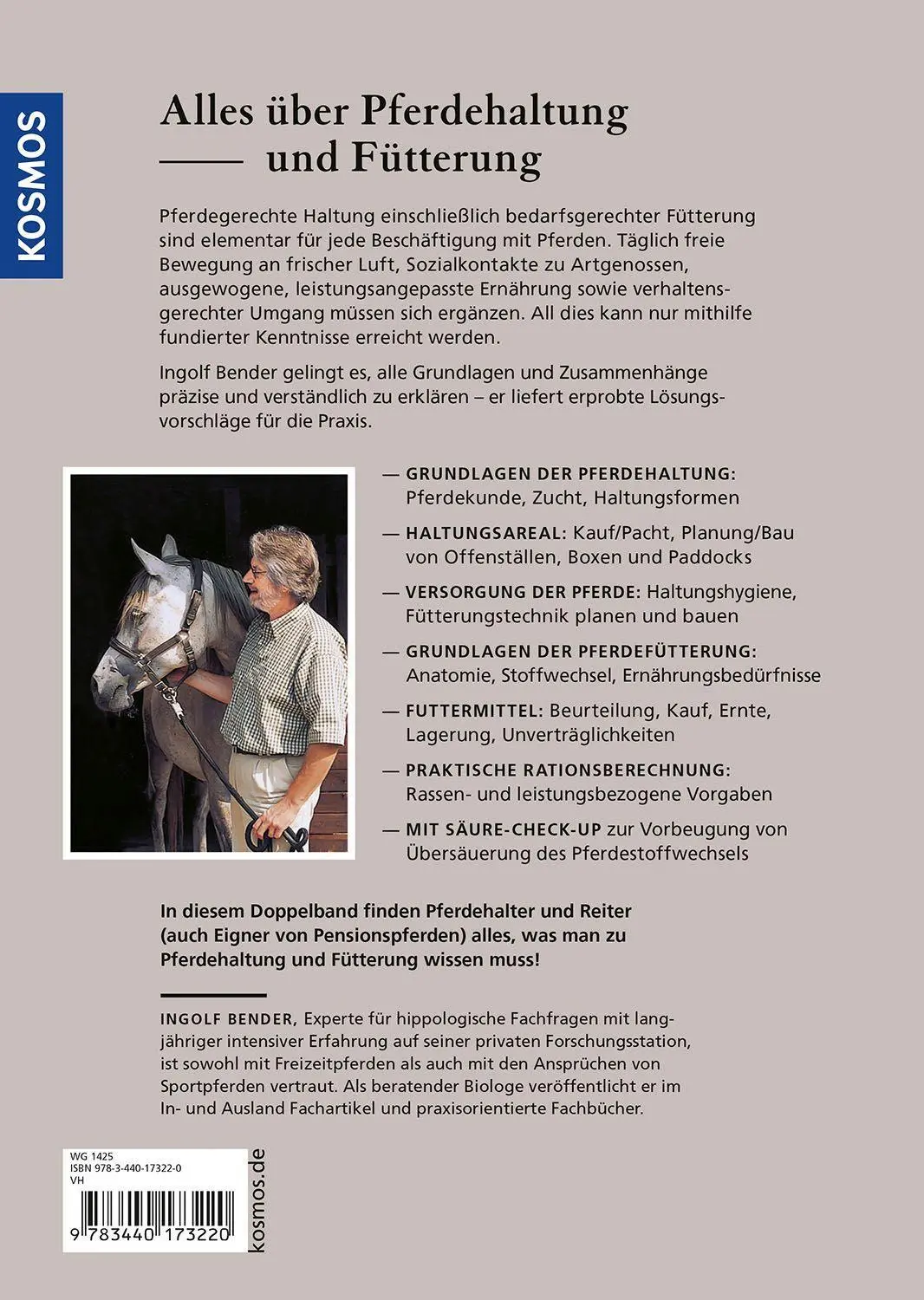 Bild: 9783440173220 | Pferdehaltung und -fütterung | Ingolf Bender | Buch | 432 S. | Deutsch