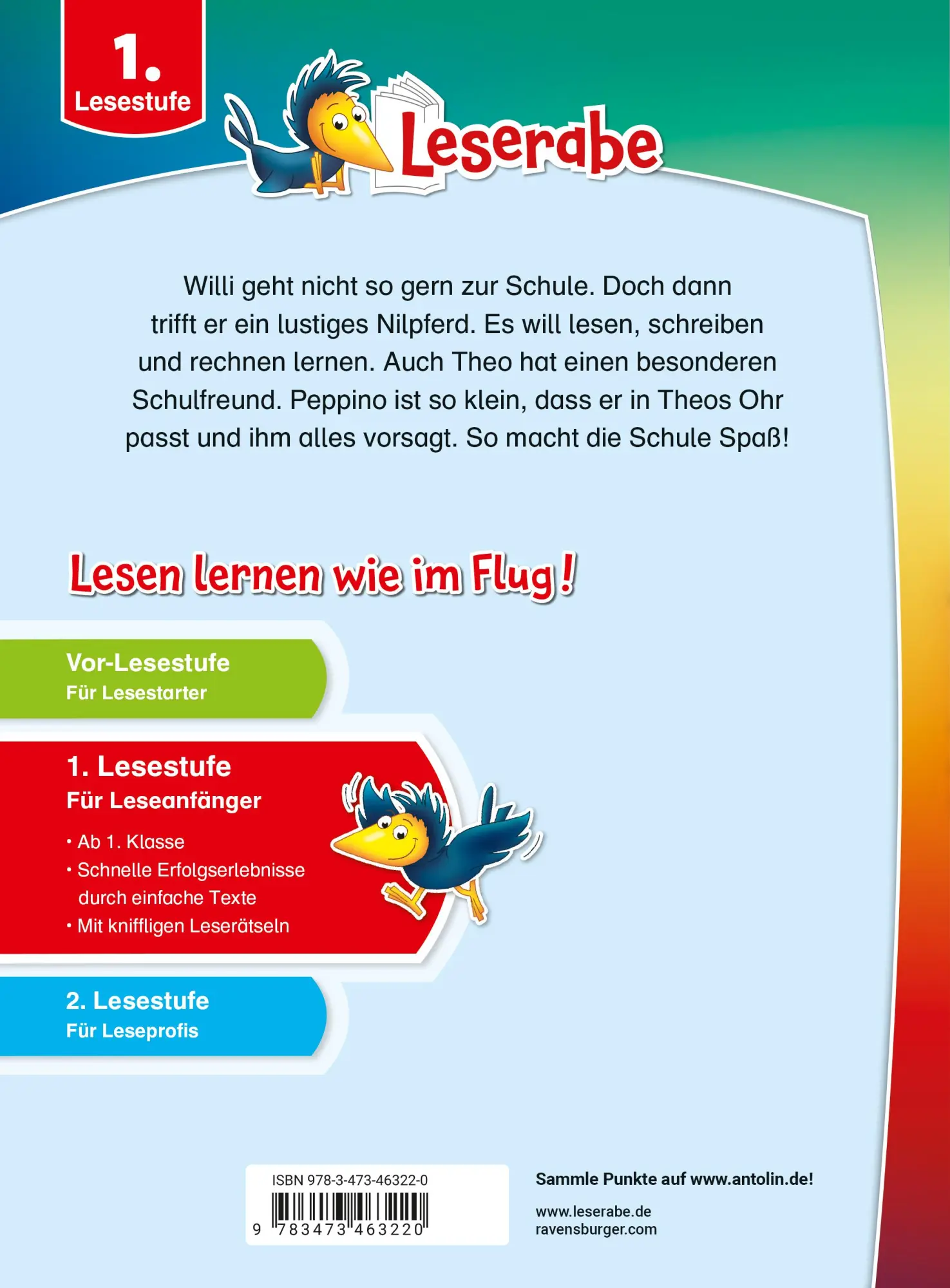 Rückseite: 9783473463220 | Leserabe Sonderausgaben - Die besten Leseraben-Schulgeschichten | Buch