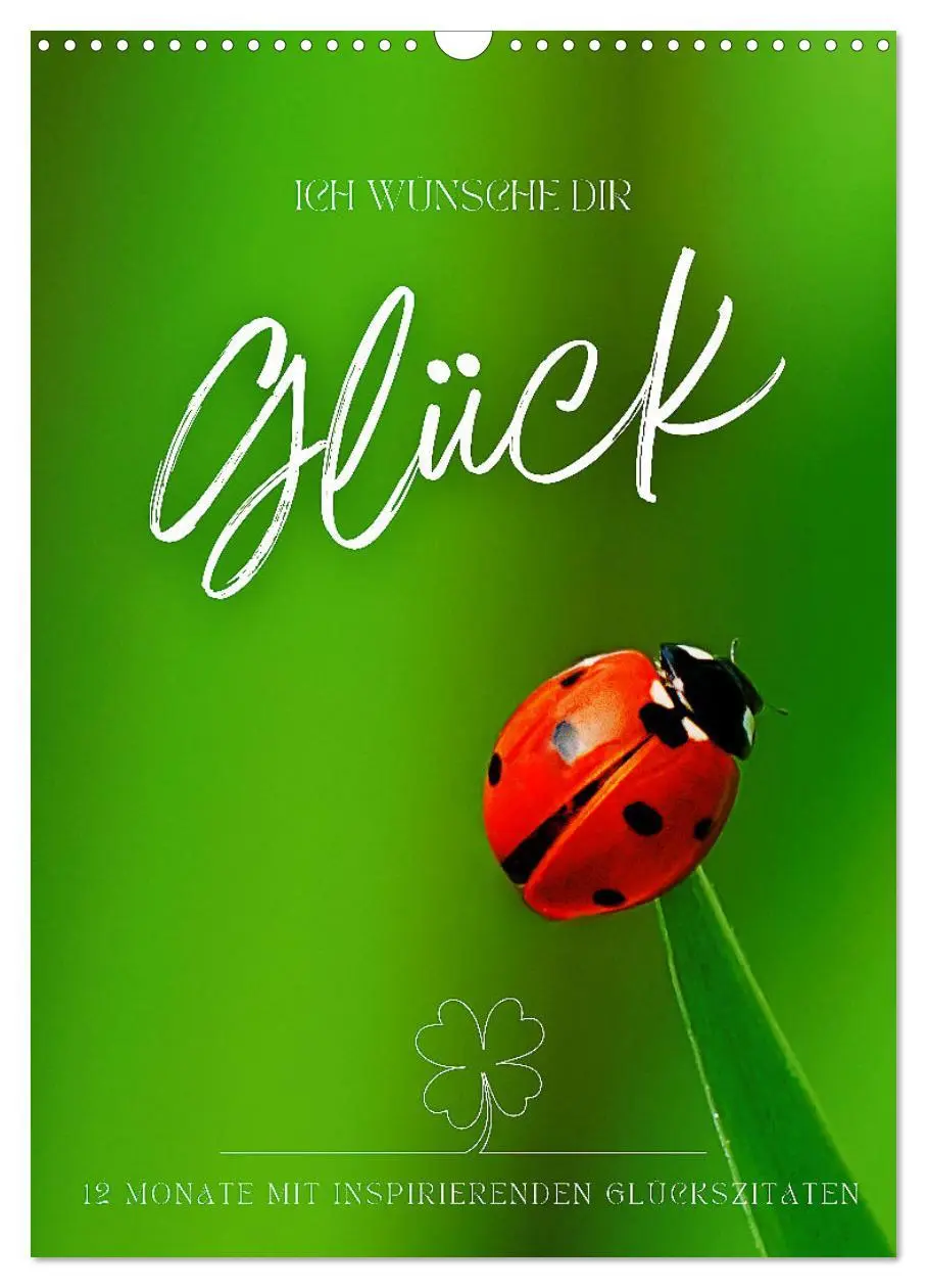 Cover: 9783516263220 | ICH WÜNSCHE DIR GLÜCK - 12 Monate mit inspirierenden Glückszitaten...