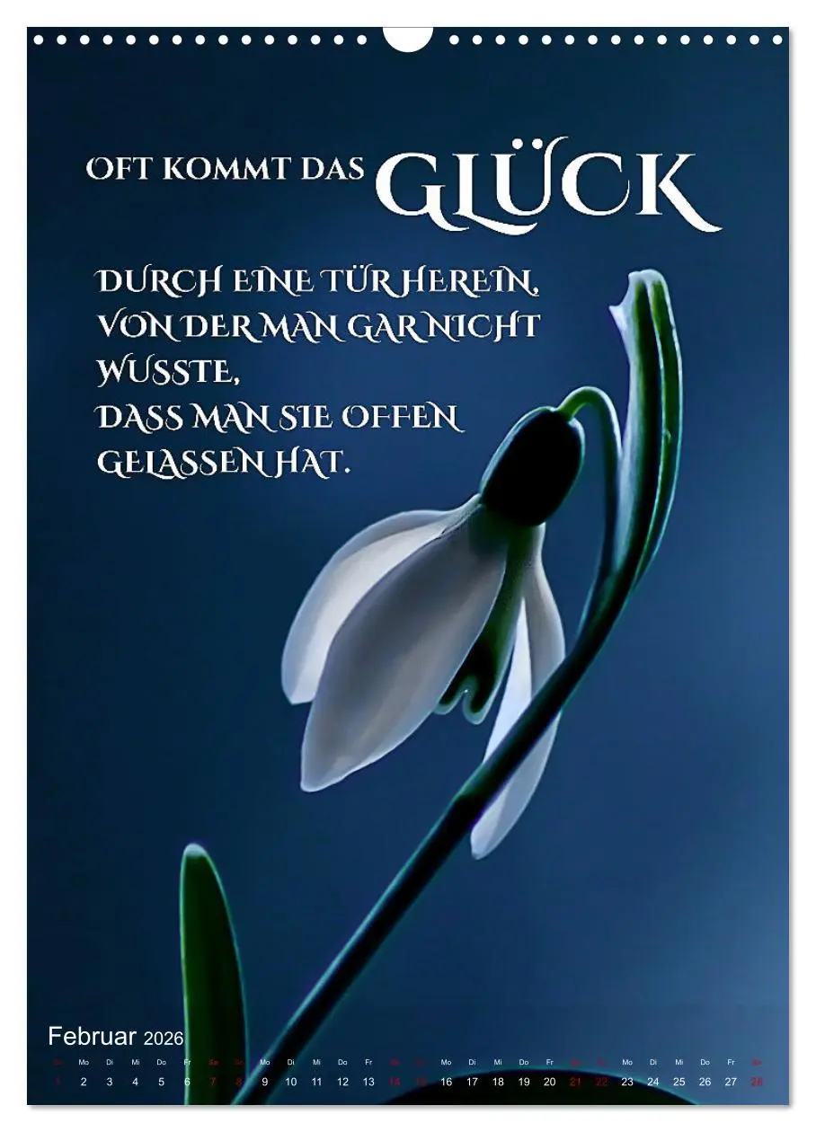 Bild: 9783516263220 | ICH WÜNSCHE DIR GLÜCK - 12 Monate mit inspirierenden Glückszitaten...