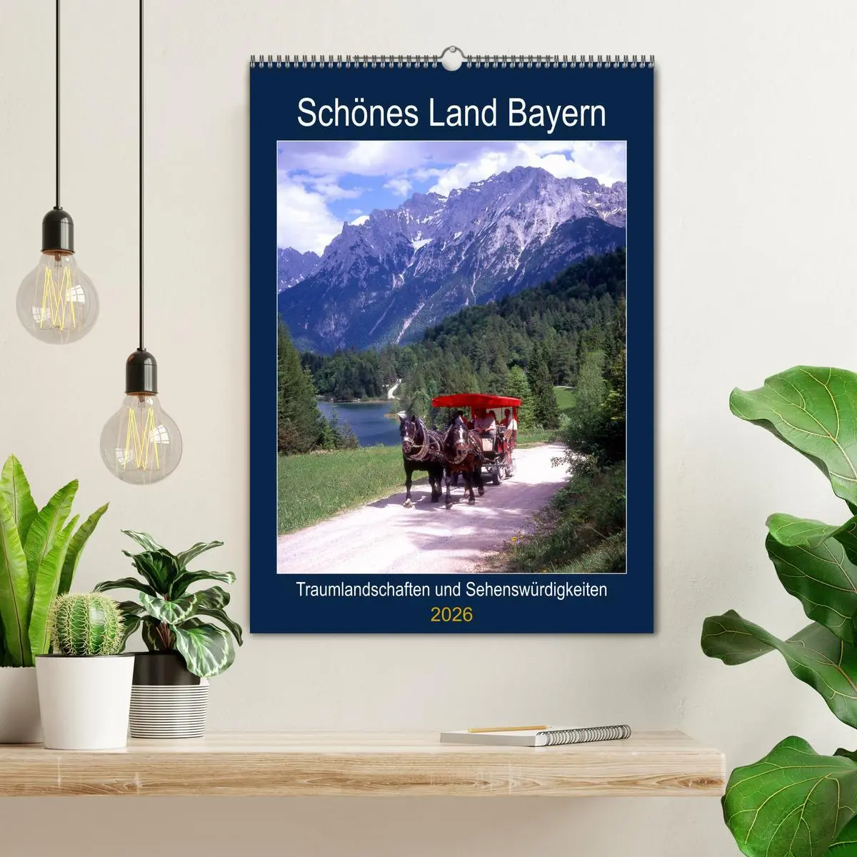 Bild: 9783516403220 | Schönes Land Bayern (Wandkalender 2026 DIN A2 hoch), CALVENDO...