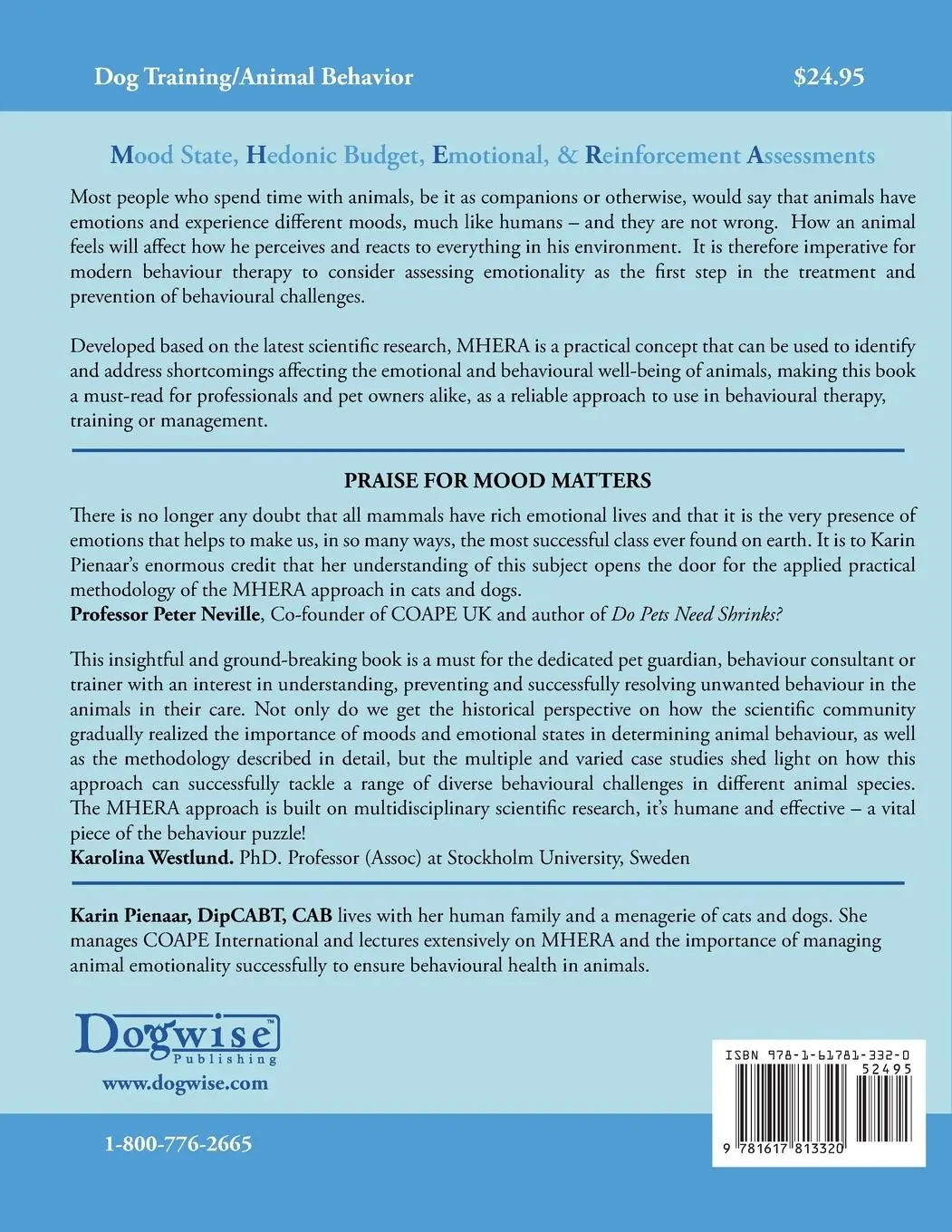 Rückseite: 9781617813320 | Mood Matters - MHERA | Karin Pienaar | Taschenbuch | Englisch | 2023