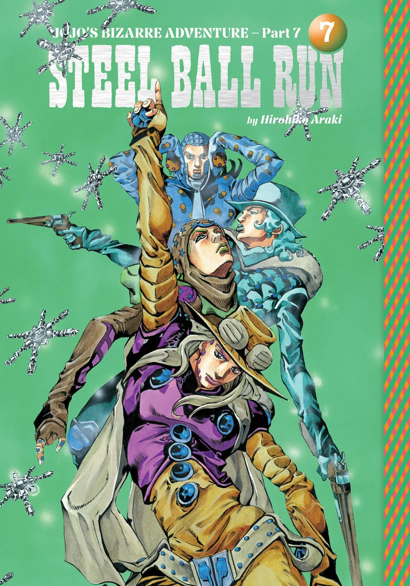 Cover: 9781974763320 | JoJo's Bizarre Adventure | Part 7--Steel Ball Run, Vol. 7 | Araki