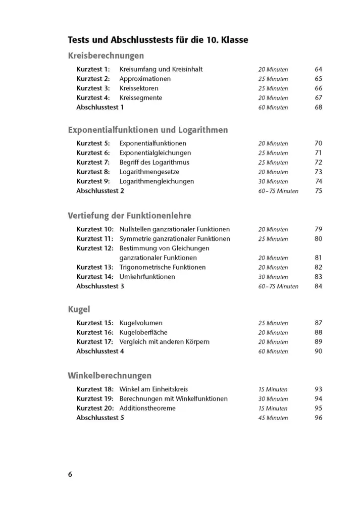 Bild: 9783129303320 | Fit in Test und Klassenarbeit - Mathematik 9./10. Klasse Gymnasium