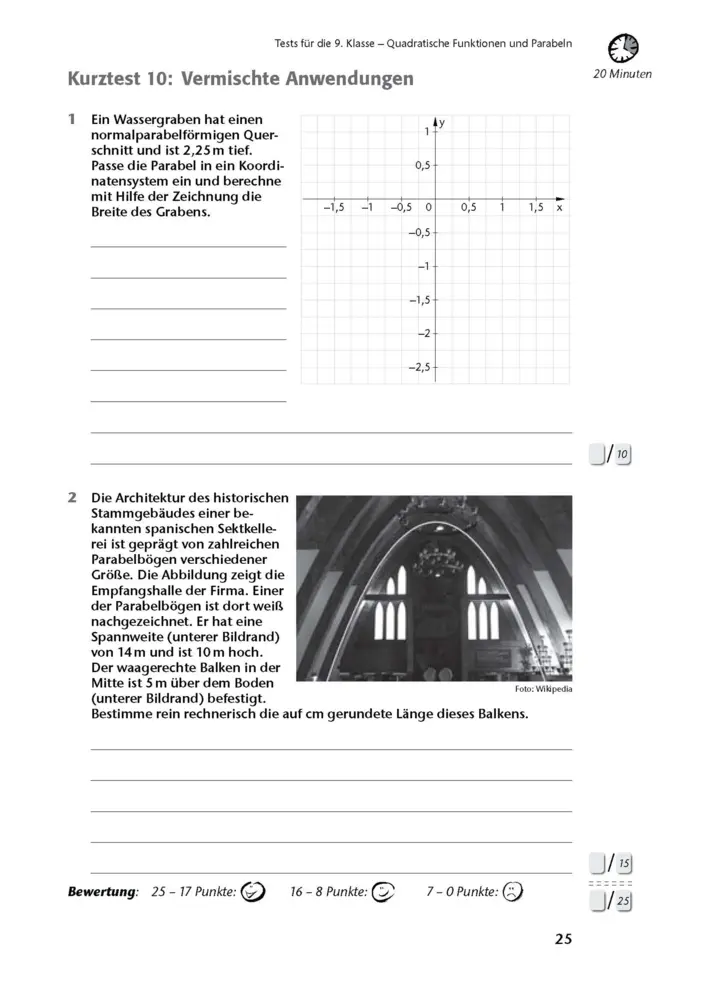Bild: 9783129303320 | Fit in Test und Klassenarbeit - Mathematik 9./10. Klasse Gymnasium