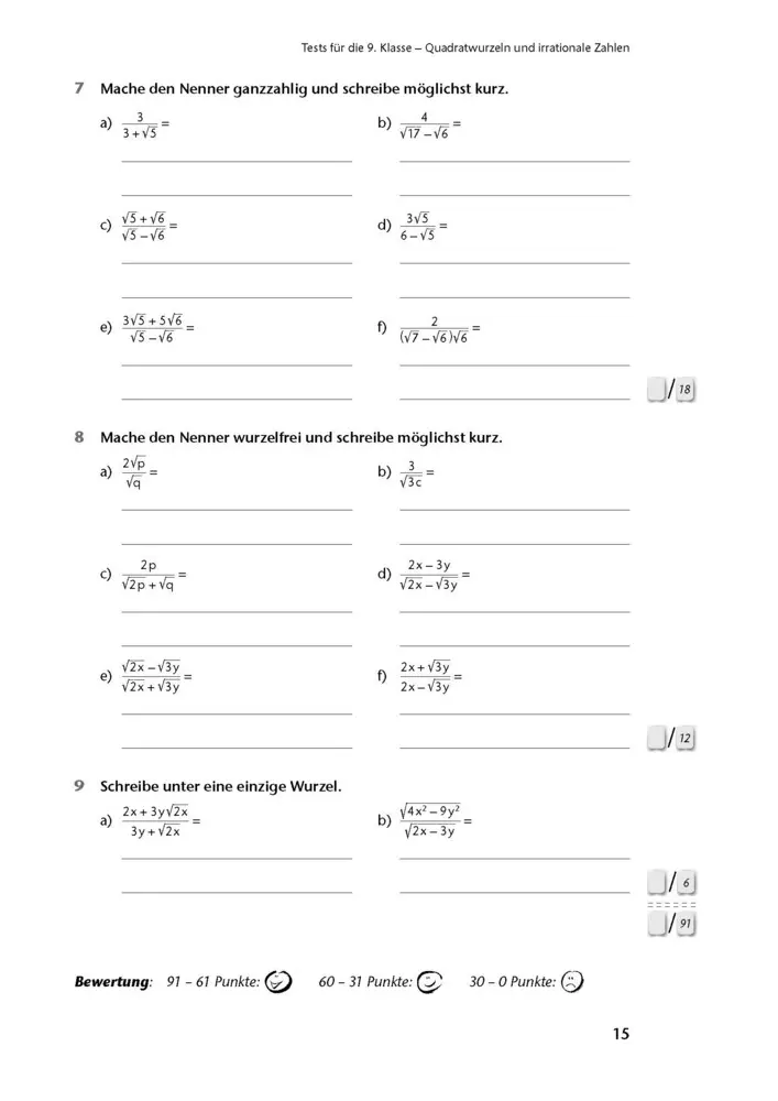Bild: 9783129303320 | Fit in Test und Klassenarbeit - Mathematik 9./10. Klasse Gymnasium