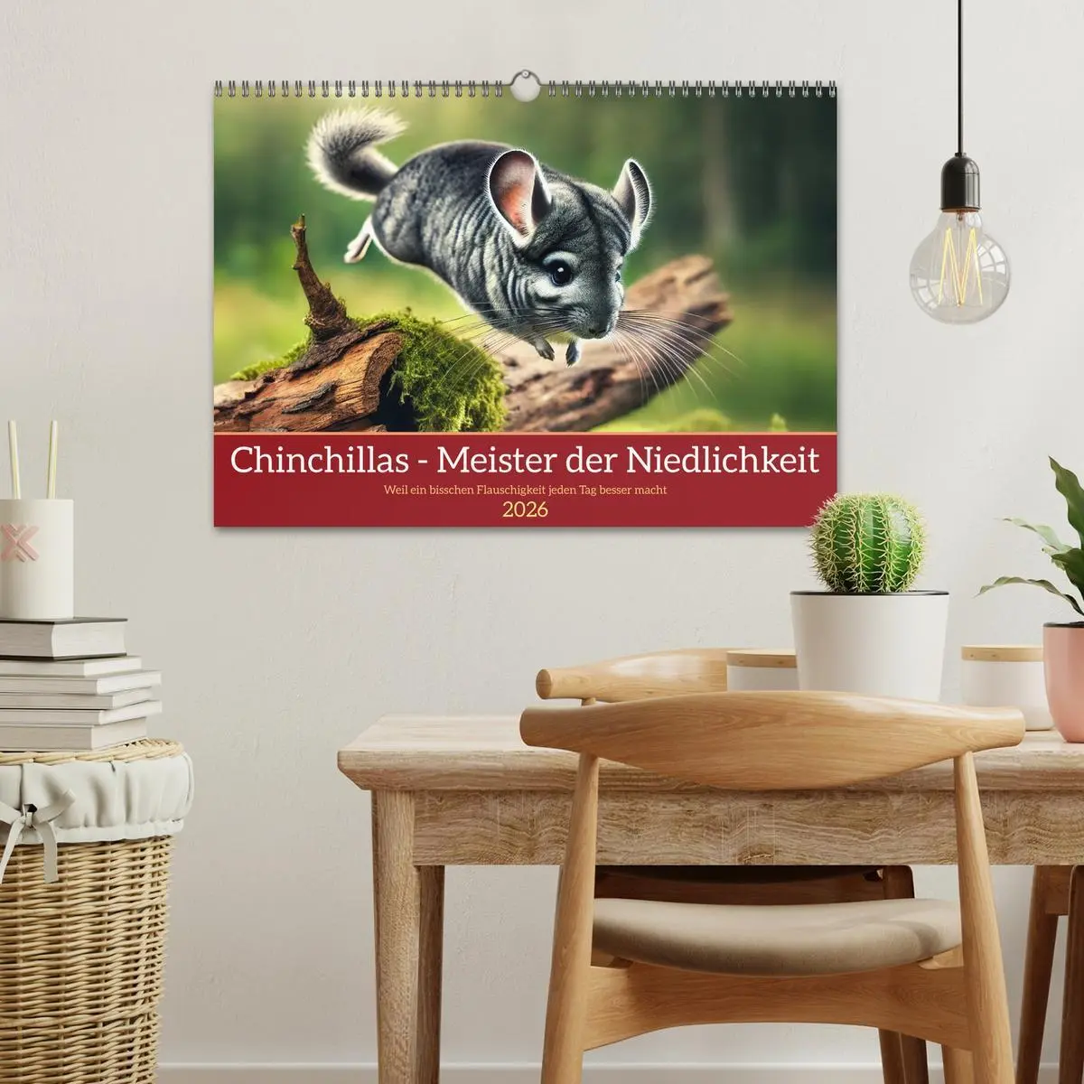 Bild: 9783457303320 | Chinchillas - Meister der Niedlichkeit (Wandkalender 2026 DIN A3...