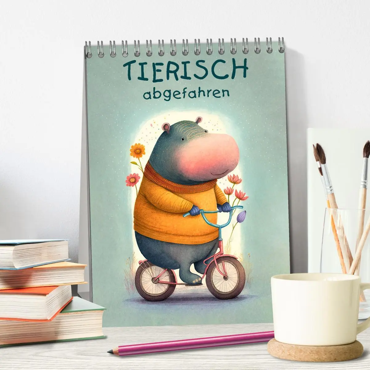 Bild: 9783516323320 | Tierisch abgefahren (Tischkalender 2026 DIN A5 hoch), CALVENDO...