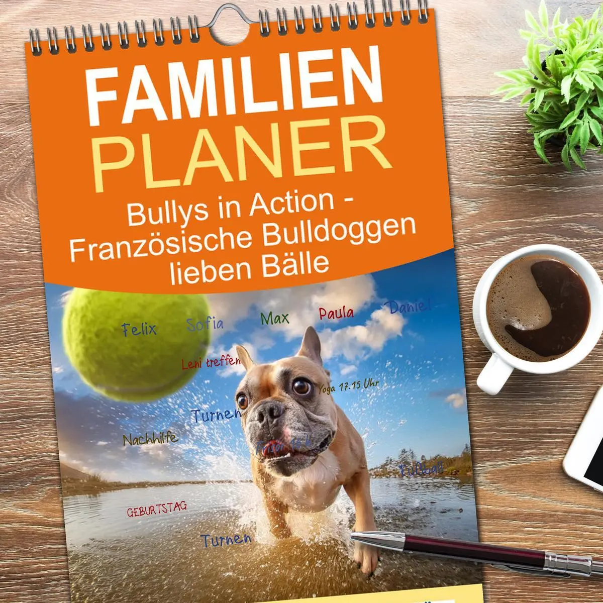Bild: 9783516493320 | Familienplaner 2026 - Bullys in Action - Französische Bulldoggen...