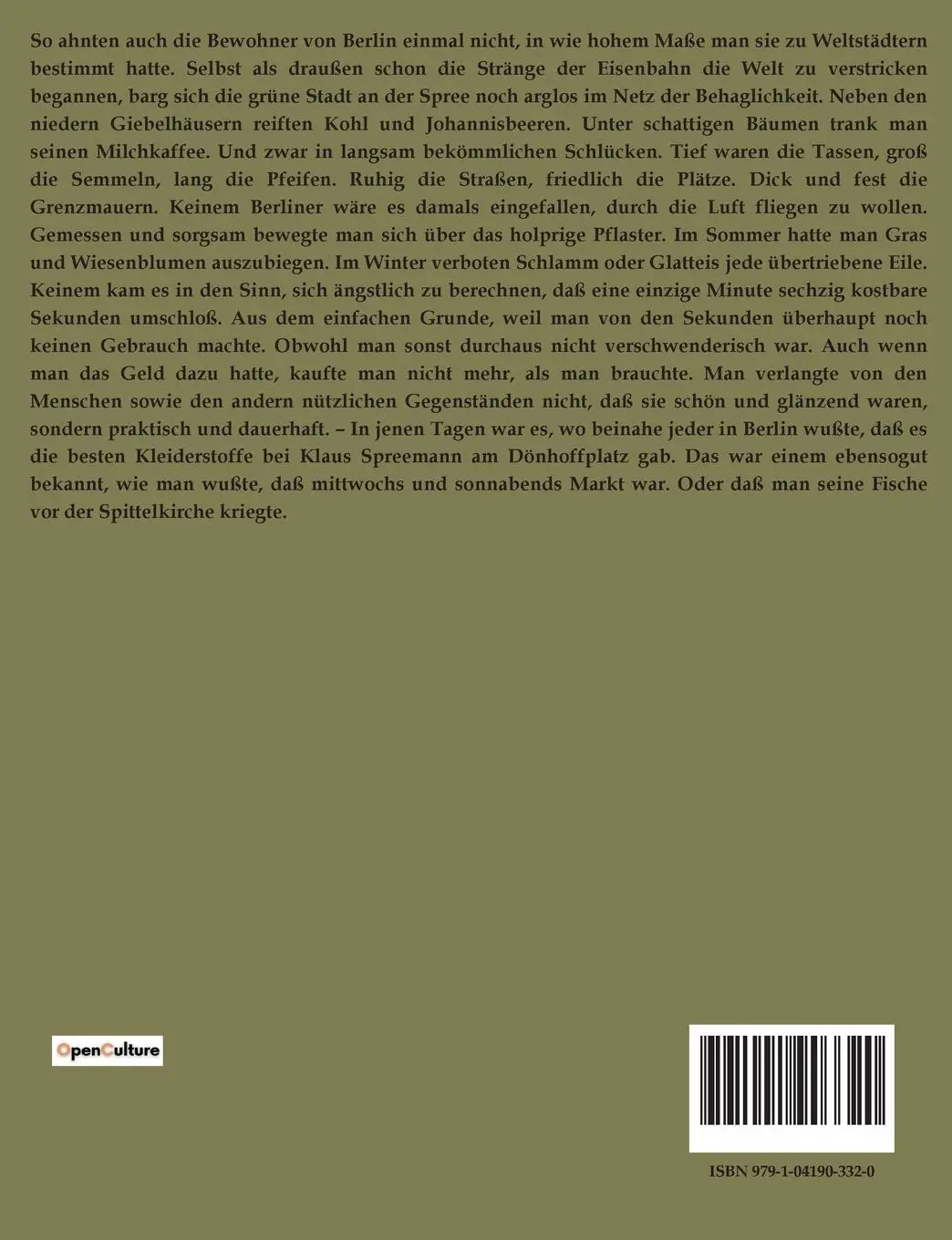 Rückseite: 9791041903320 | Spreemann &amp; Co | Alice Berend | Taschenbuch | 178 S. | Deutsch | 2023