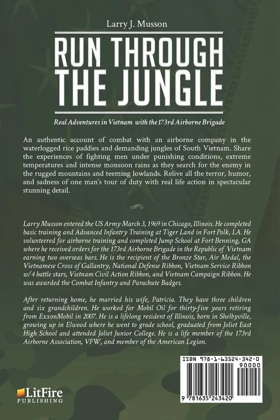 Rückseite: 9781635243420 | Run Through the Jungle | Larry Musson | Taschenbuch | Englisch | 2016
